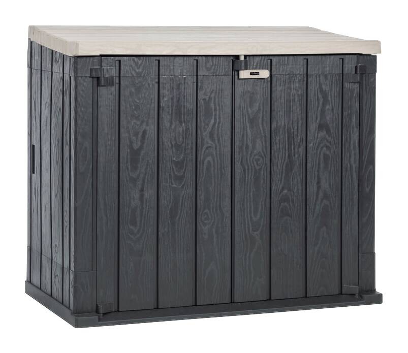 Toomax Mülltonnenbox Stora Way grau B/H/L: ca. 111x74,5x129,5 cm