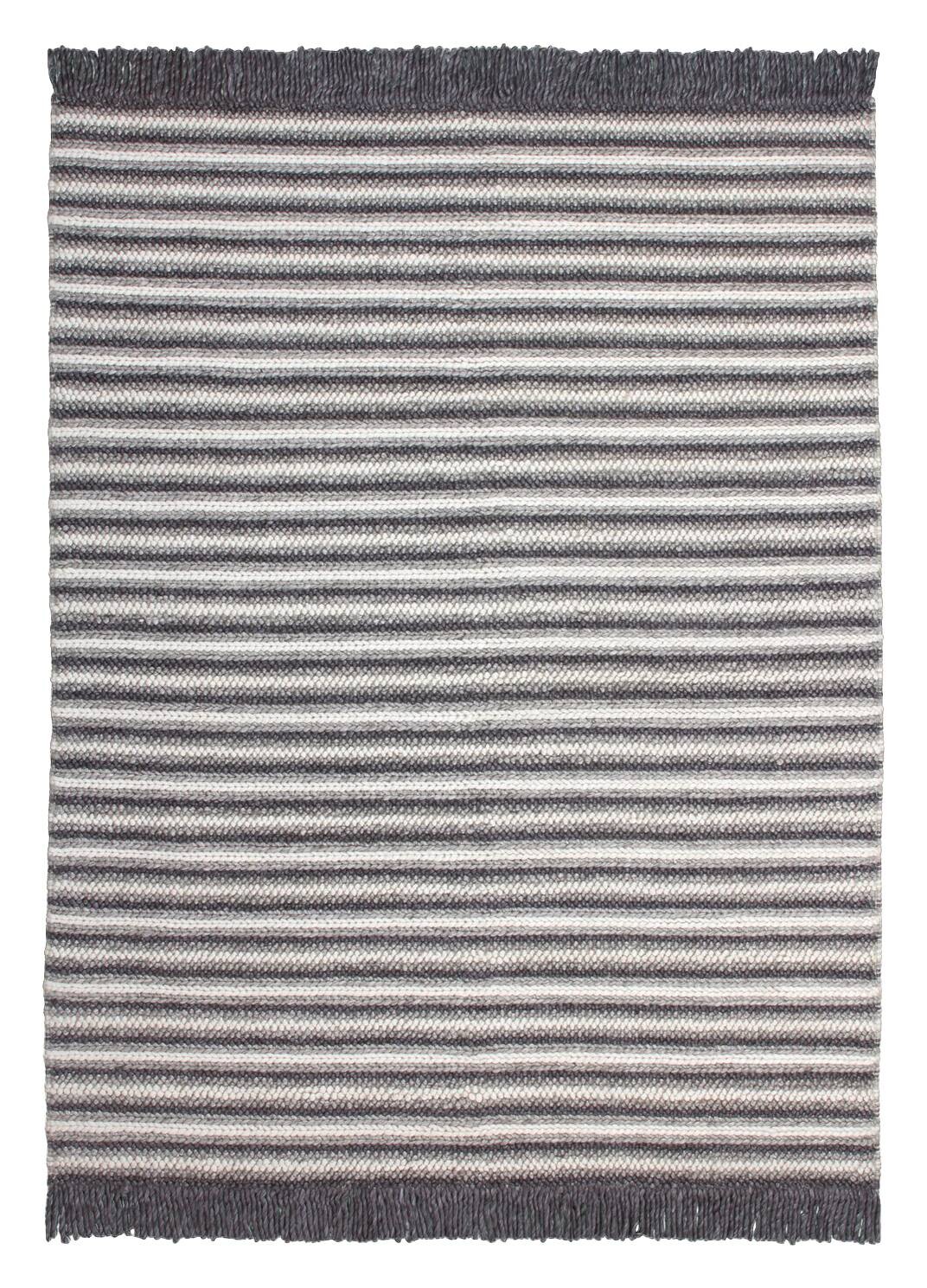 Kayoom Kurzflorteppich Natura 310 anthrazit B/L: ca. 120x170 cm