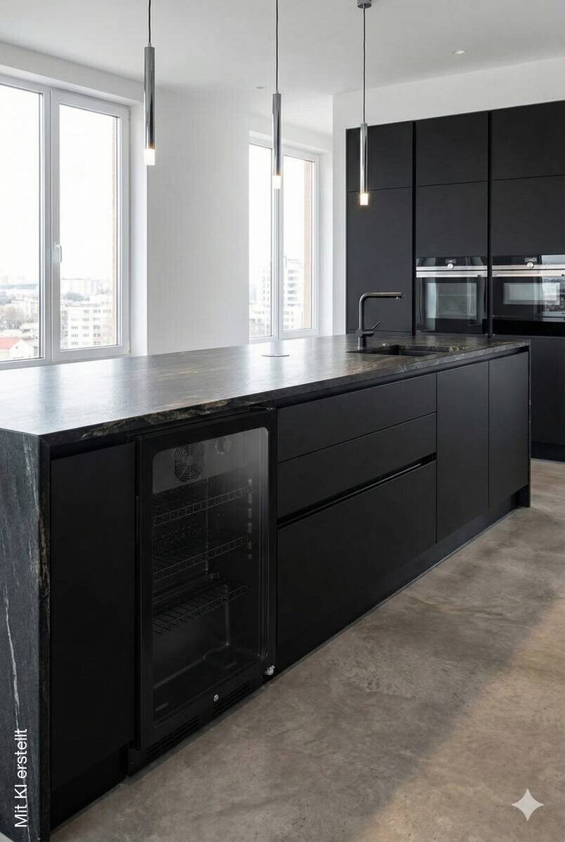 POCOline Kühlschrank GTK84-118CS schwarz B/H/T: ca. 54x84x54,5 cm