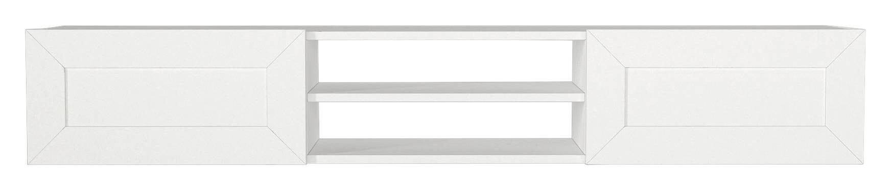 TV-Lowboard Piuma weiß B/H/T: ca. 180x29,1x29,6 cm