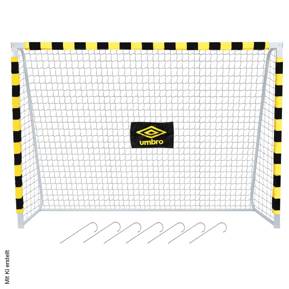 Fußballtor schwarz B/H/T: ca. 300x200x90 cm