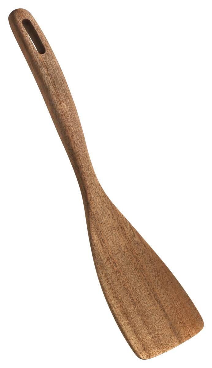 Pfannenwender braun Holz B/H/L: ca. 7,5x35,5x2,5 cm