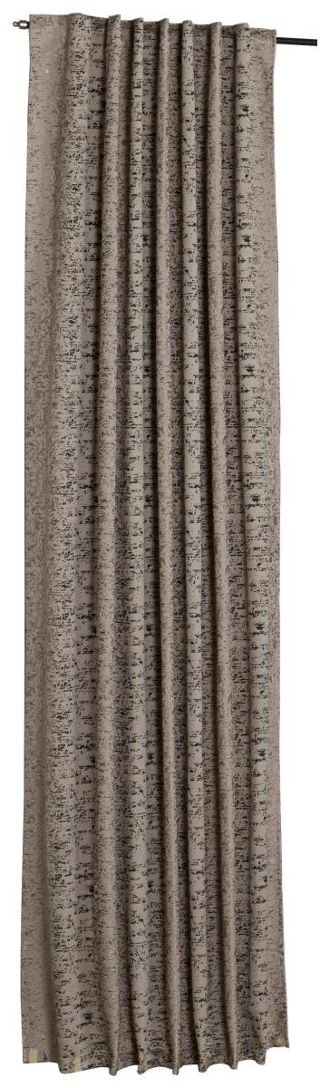 Kombivorhang Gizem taupe B/L: ca. 140x245 cm