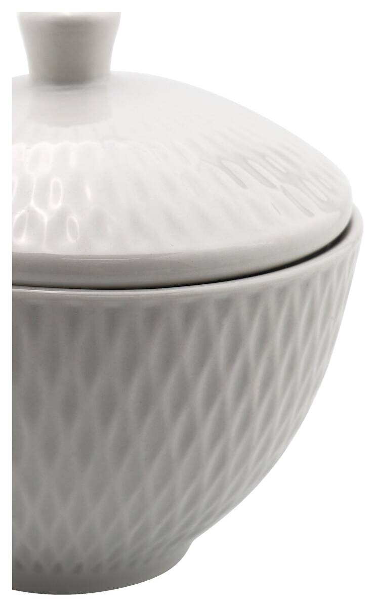 Zuckerdosierer weiß Porzellan B/H/L: ca. 8x12x12 cm