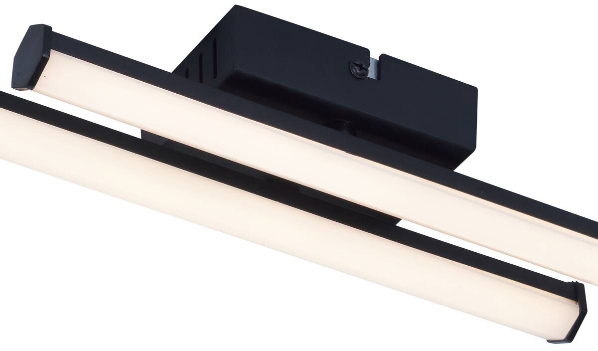 POCOline LED-Deckenleuchte Zehra schwarz Kunststoff B/H/L: ca. 7x5x44,5 cm
