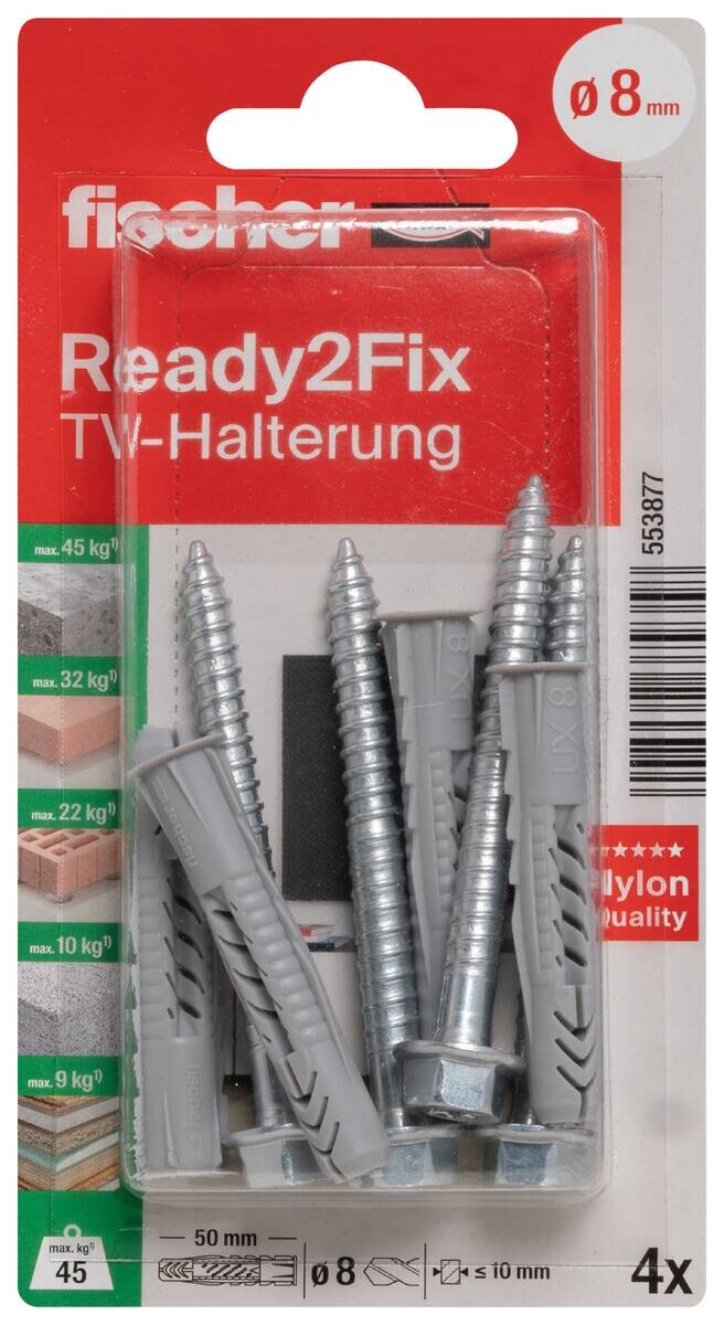 fischer Montage- Set 4 tlg.