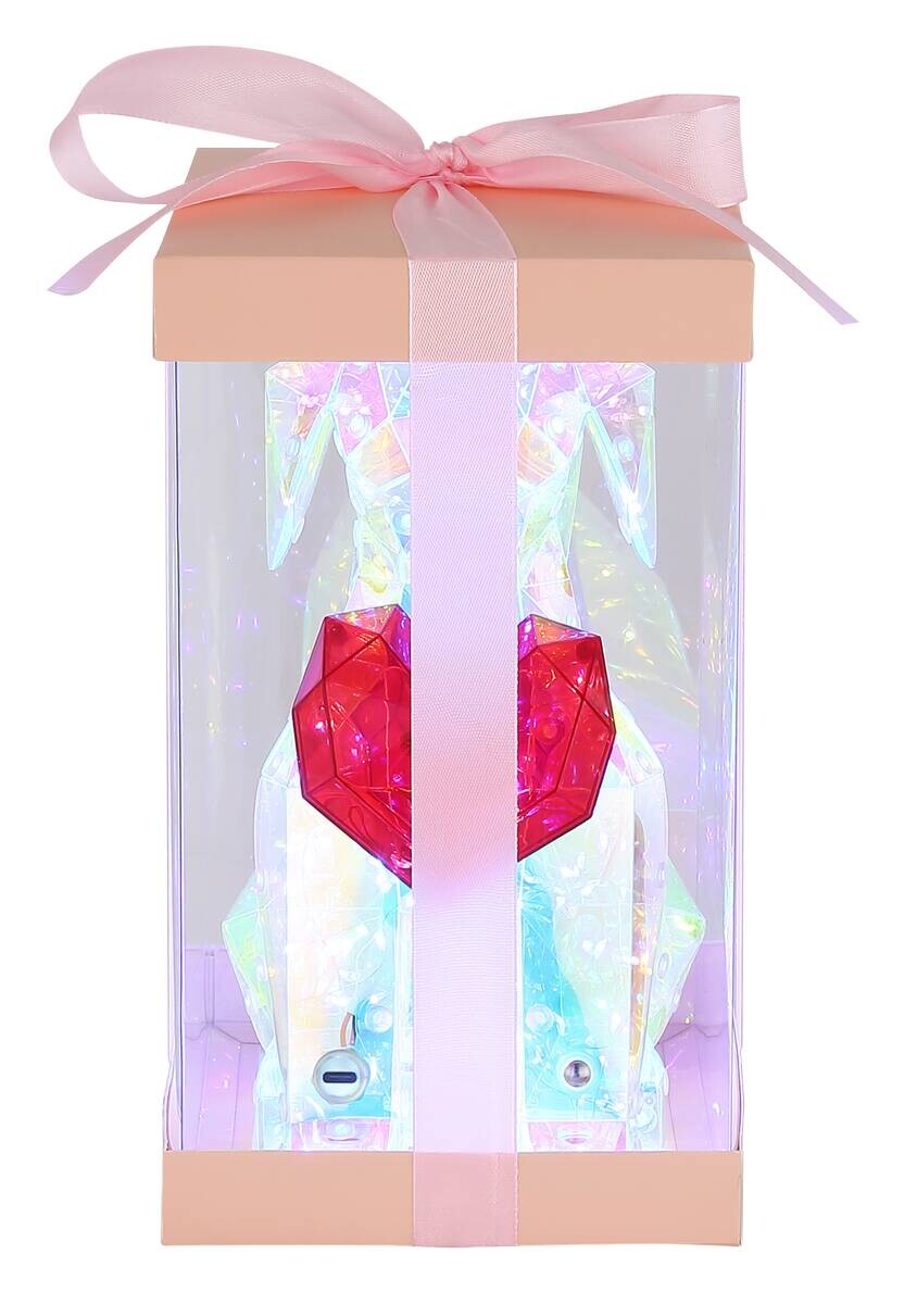 GLOBO LED-Dekoleuchte BRONDAR klar Kunststoff B/H/T: ca. 13x23x17 cm 1 Brennstellen