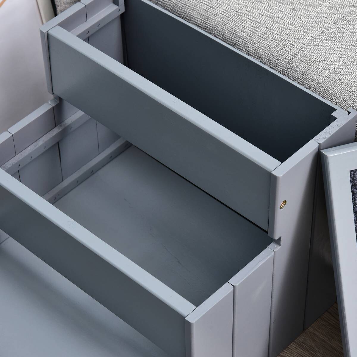 PawHut Haustiertreppe grau Kiefer