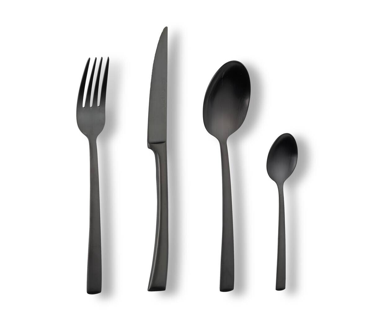 ECHTWERK Besteckset Avelino schwarz Edelstahl 16 tlg.
