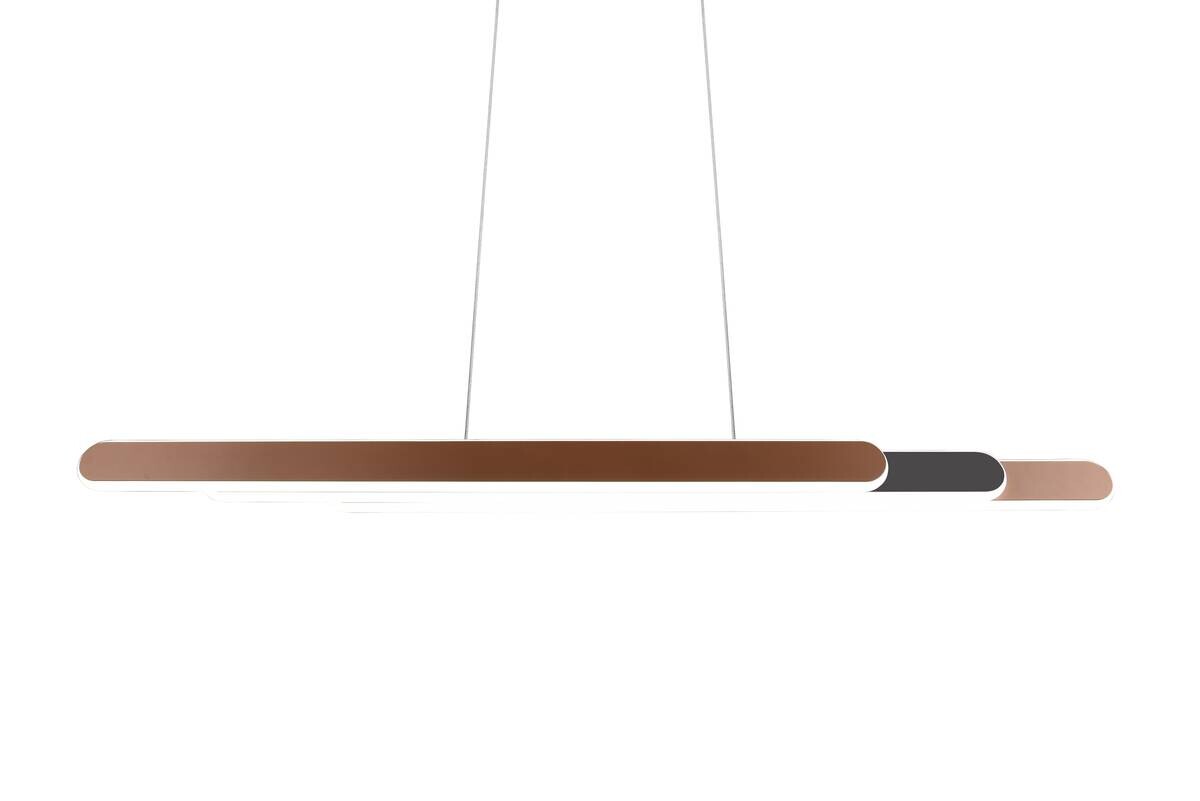 Reality LED-Pendelleuchte kaffee Metall