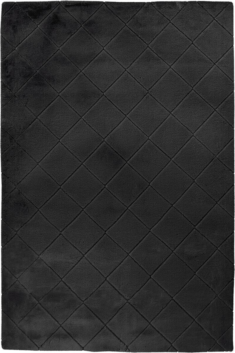 Padiro Hochflorteppich Imala 125 schwarz B/H/L: ca. 200x3x290 cm