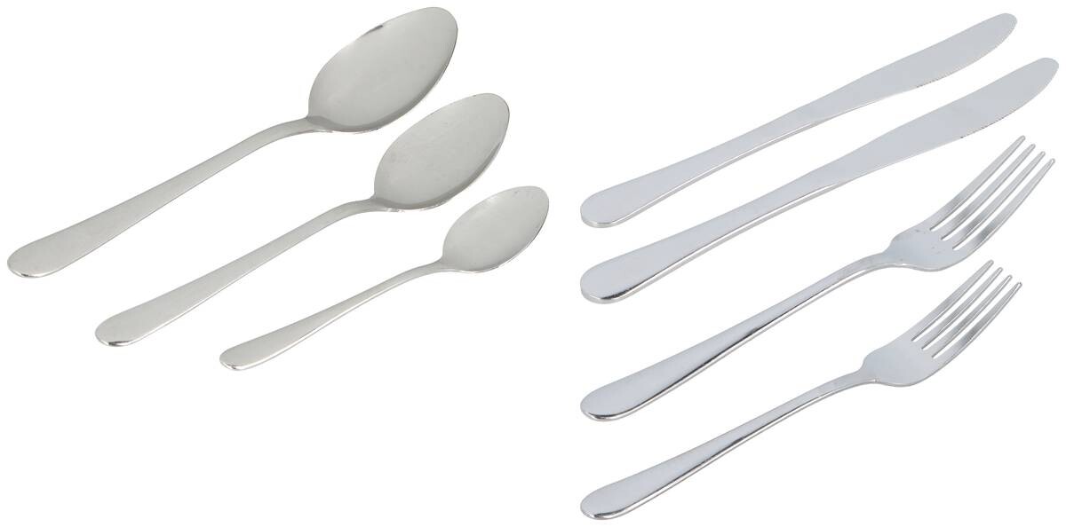 alpina Besteckset silber Edelstahl 42 tlg.