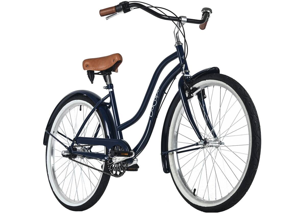 DaCapo City-Bike California 26 Zoll Rahmenhöhe 46 cm 3 Gänge blau blau ca. 26 Zoll