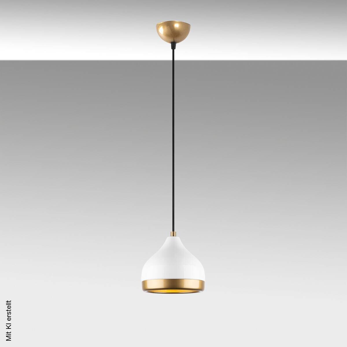 Opviq Pendelleuchte Yldo weiß B/H/T/L/D: ca. 17x112x17x17x17 cm E27 1 Brennstellen