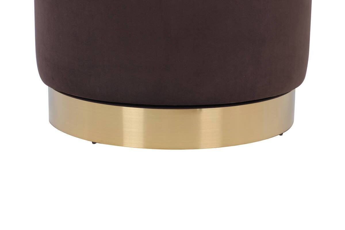 Hocker Viktor 100 braun H/D: ca. 68x52 cm