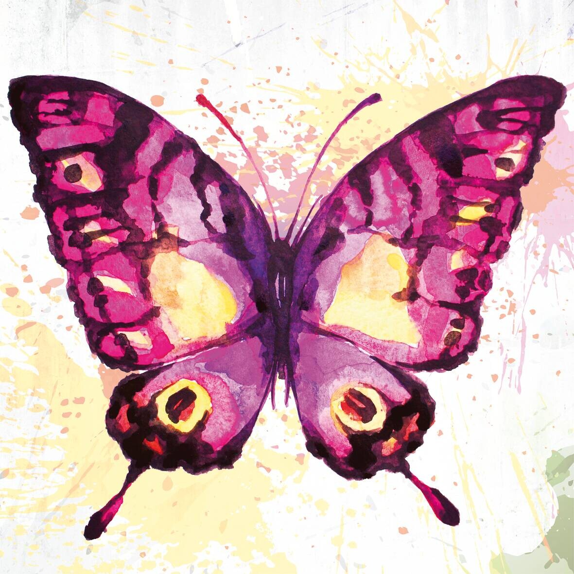 Bönninghoff Keilrahmenbild Waldtiere B/L: ca. 35x35 cm