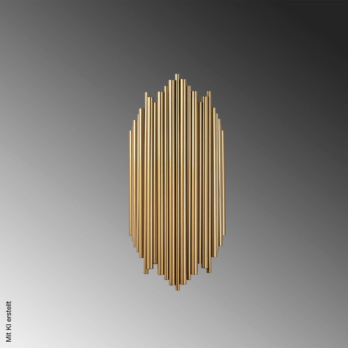 Opviq Wandleuchte gold Metall B/H/L: ca. 8x40x18 cm E14 1 Brennstellen