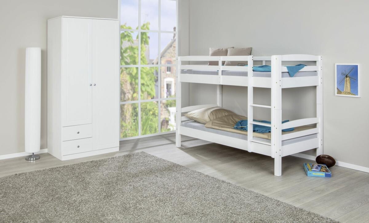 Etagenbett Rick weiß