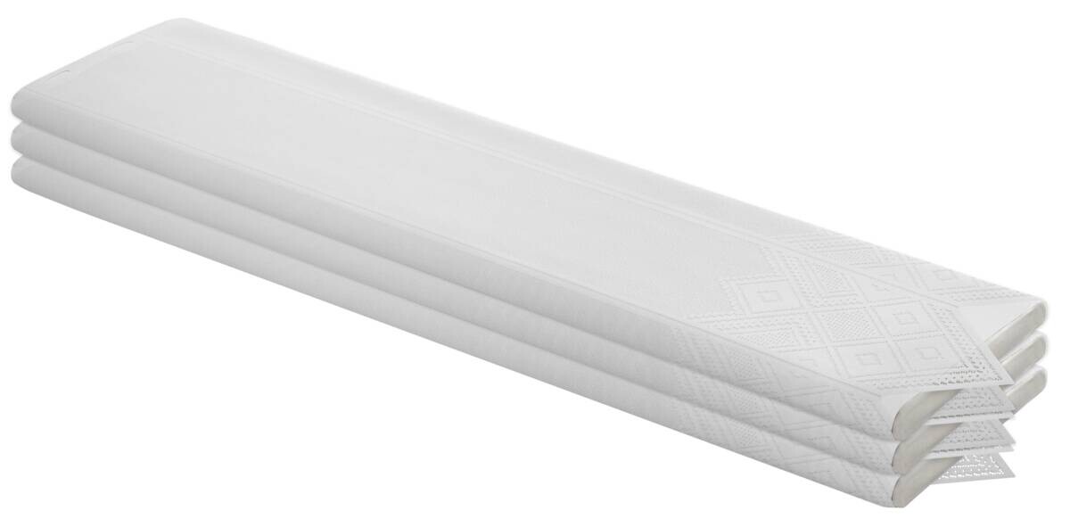 Scheibengardinen-Meterware weiß 100% Polyester H: ca. 90 cm