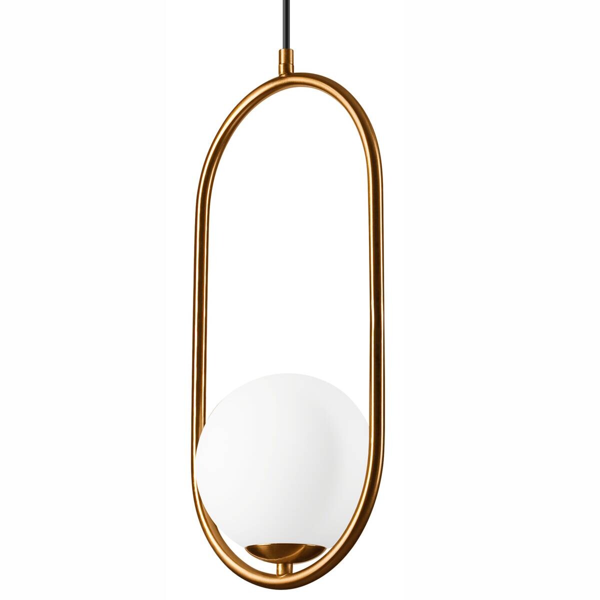 Lamkur Pendelleuchte AMBER 47478 messing Glas Metall H/L: ca. 140x20 cm G9 1 Brennstellen