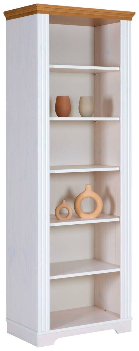 Regal Maluno weiß lackiert B/H/L: ca. 41x193,1x68 cm