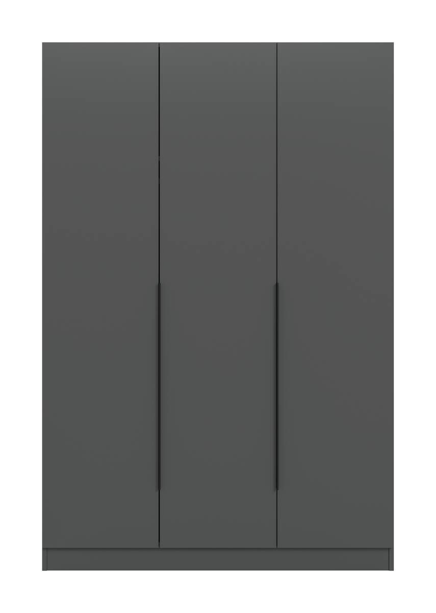 Kleiderschrank KOPENHAGEN anthrazit B/H/T: ca. 120x181x52 cm