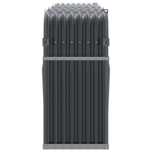vidaXL Kaminholzhalter anthrazit B/H: ca. 234x100 cm