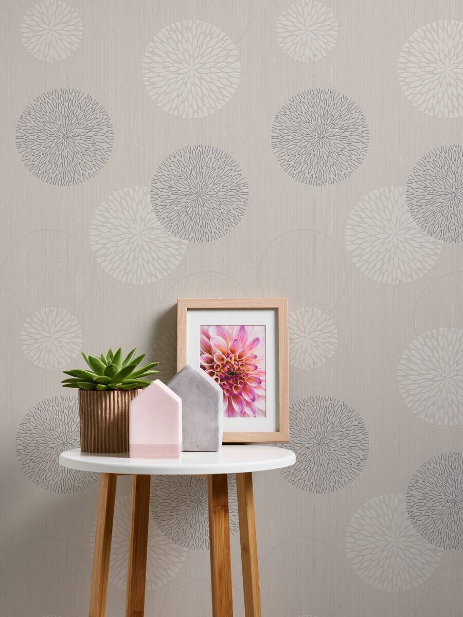 A.S.Creation Vliestapete Best of Vlies Punkte beige B/L: ca. 53x1005 cm