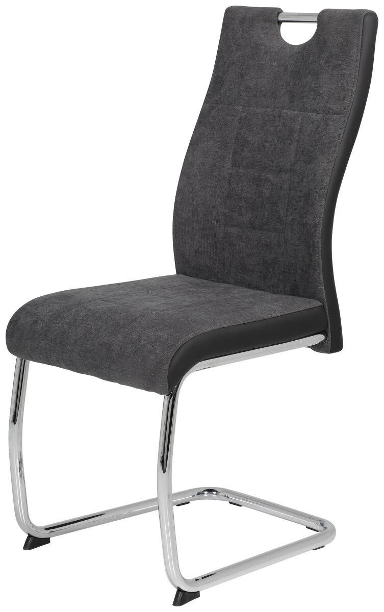 Schwingstuhl Alina S anthrazit Kunstleder B/H/T: ca. 43x98x59 cm