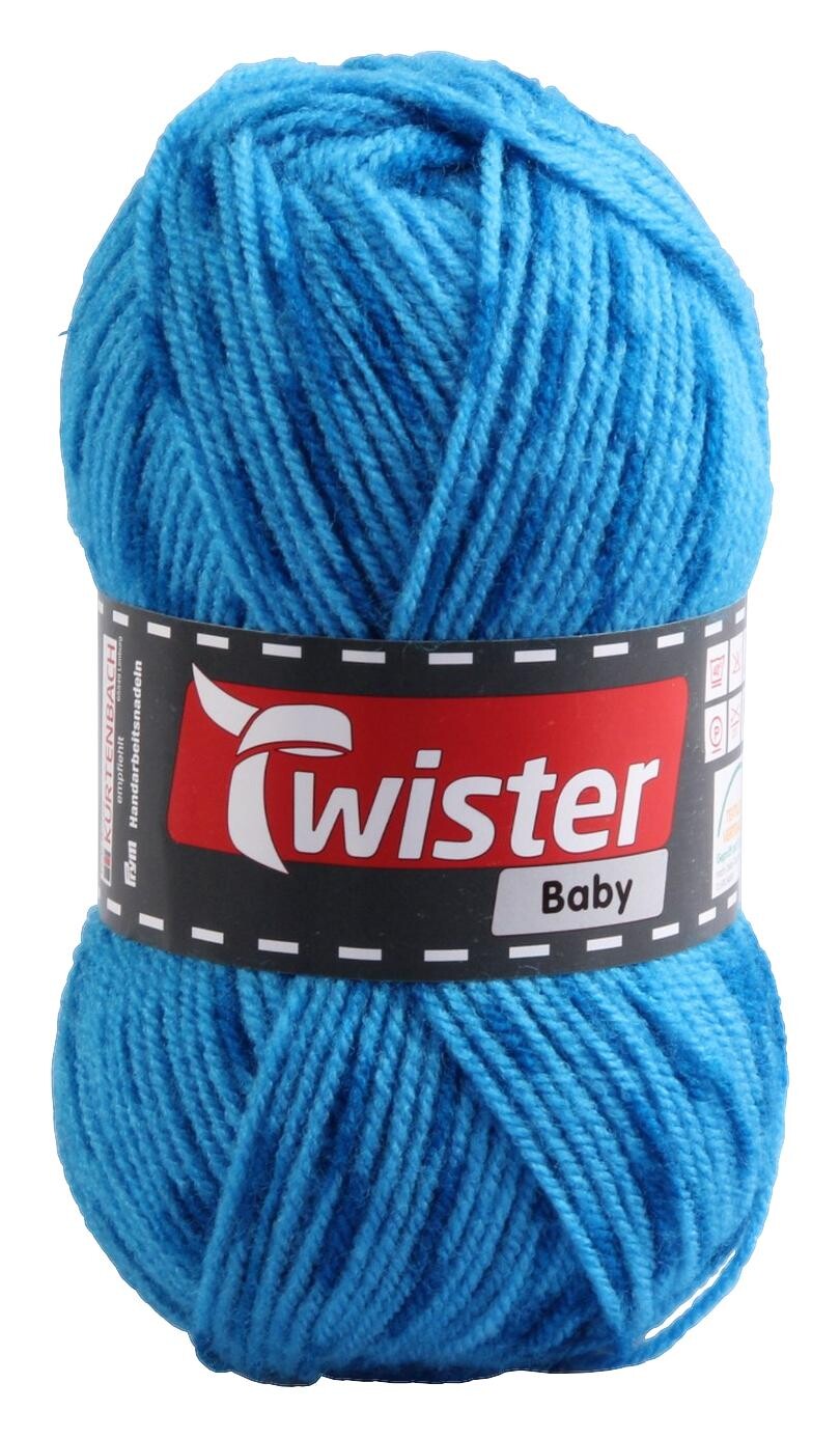 Twister Handstrickgarn Twister Baby türkis 100% Polyacryl L: ca. 21000 cm