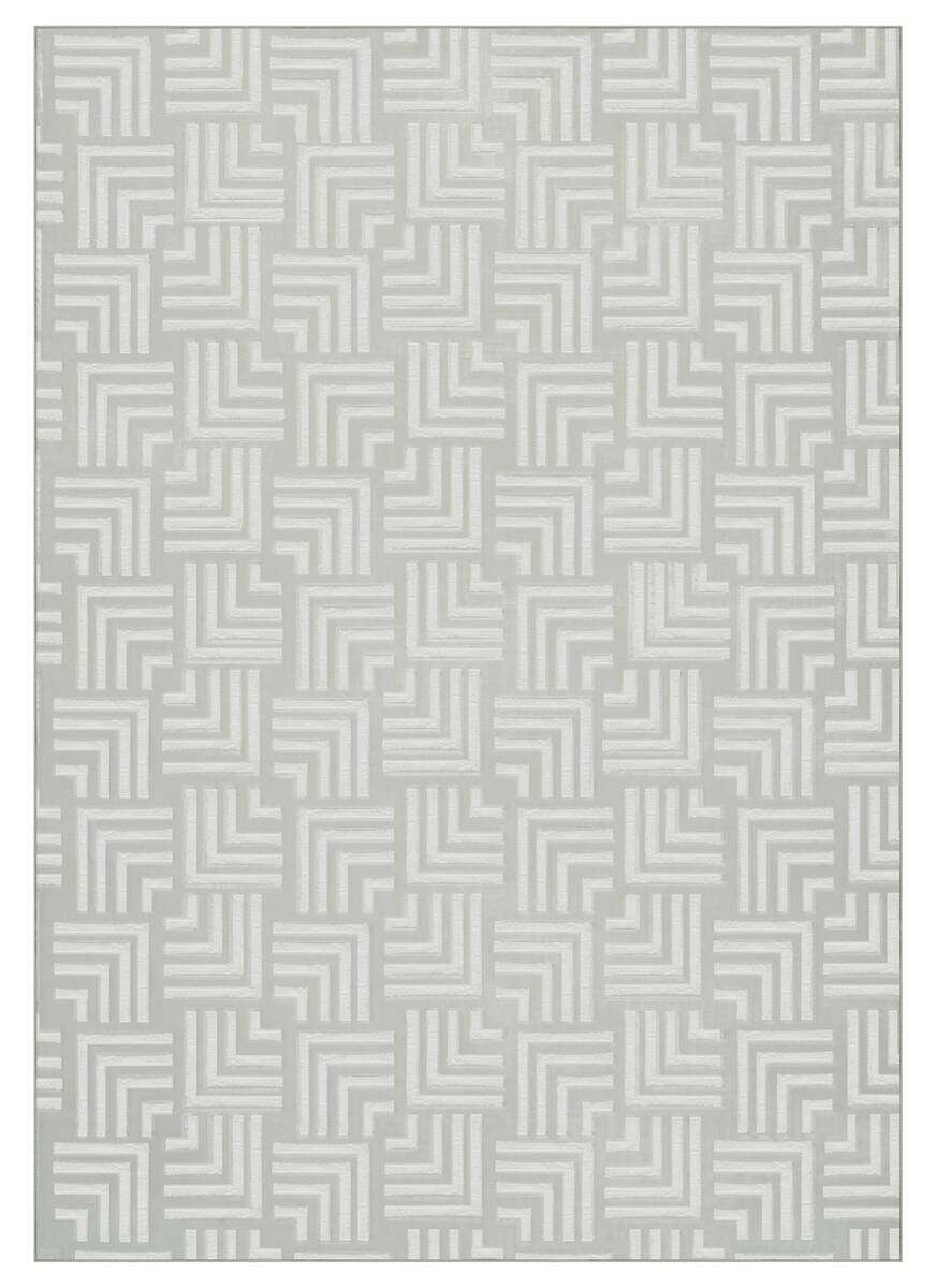 Kayoom Teppich Calma 325 weiß B/L: ca. 80x150 cm