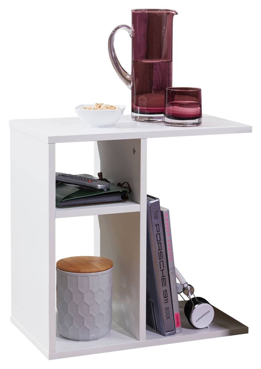 Beistelltisch weiß Holzwerkstoff