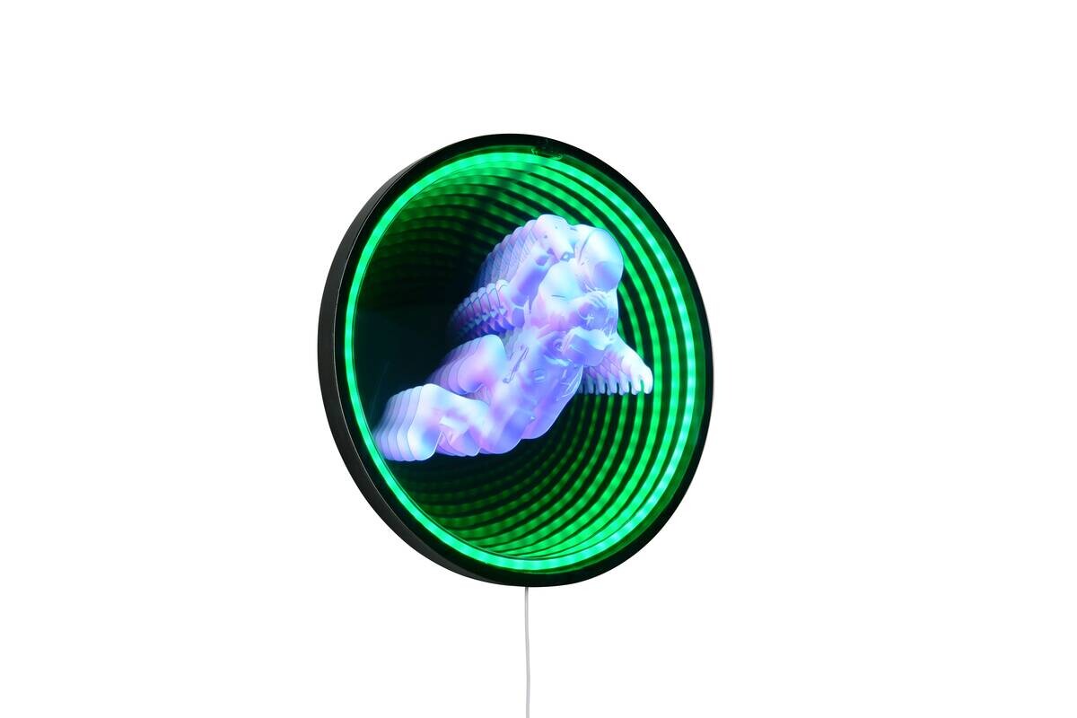 Reality LED-Wandleuchte Duke schwarz B/H: ca. 40x3 cm