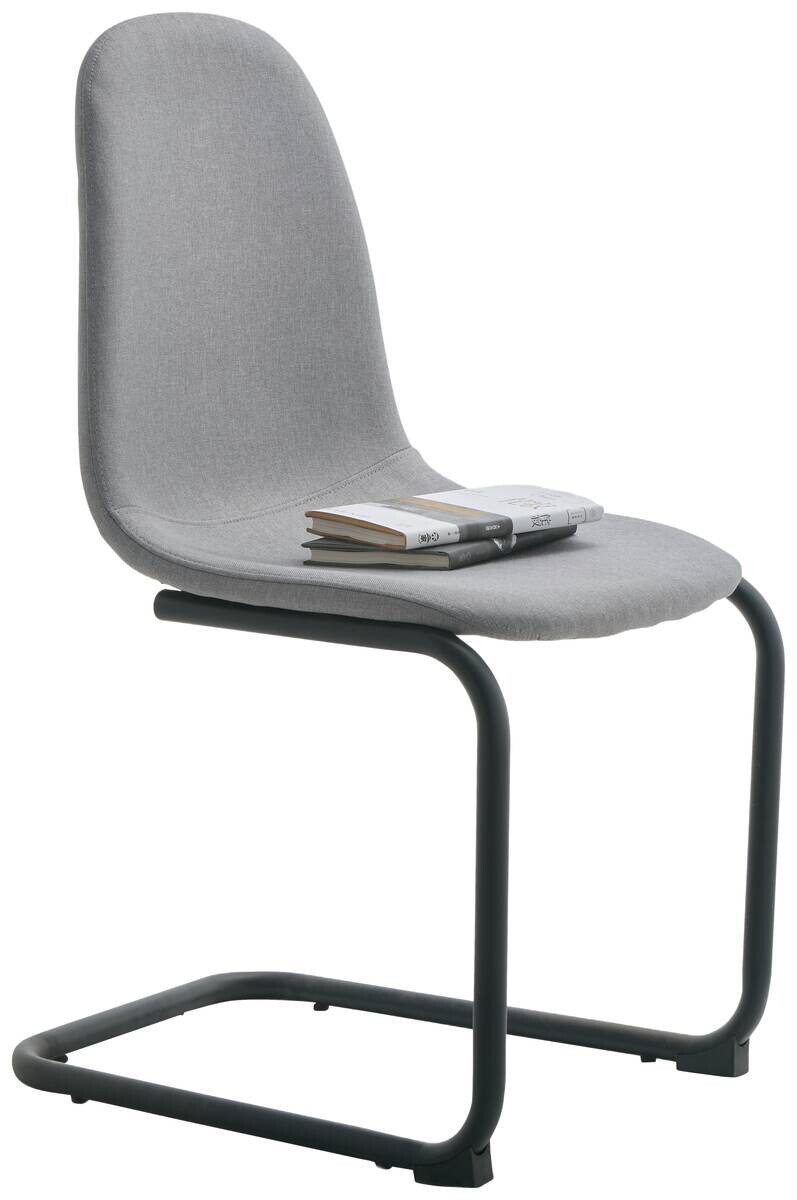Schwingstuhl Leya grau Microfaser B/H/T: ca. 44x86x53 cm