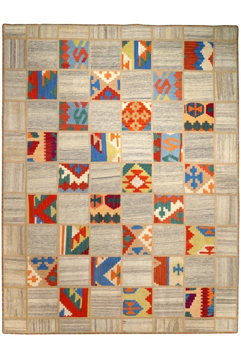 PersaTepp Teppich Kelim Tekkehdouz bunt B/H/L: ca. 150x1x200 cm