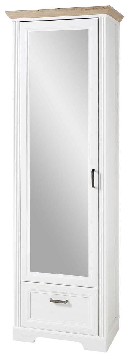 Garderobenschrank Jasmin Pinie Nachbildung Eiche Artisan Nachbildung B/H/T: ca. 65x204x41 cm
