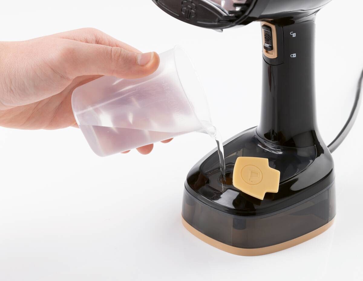 CLEANmaxx Dampfbürste 15272 schwarz Edelstahl Kunststoff B/H/L: ca. 11,5x19x16 cm