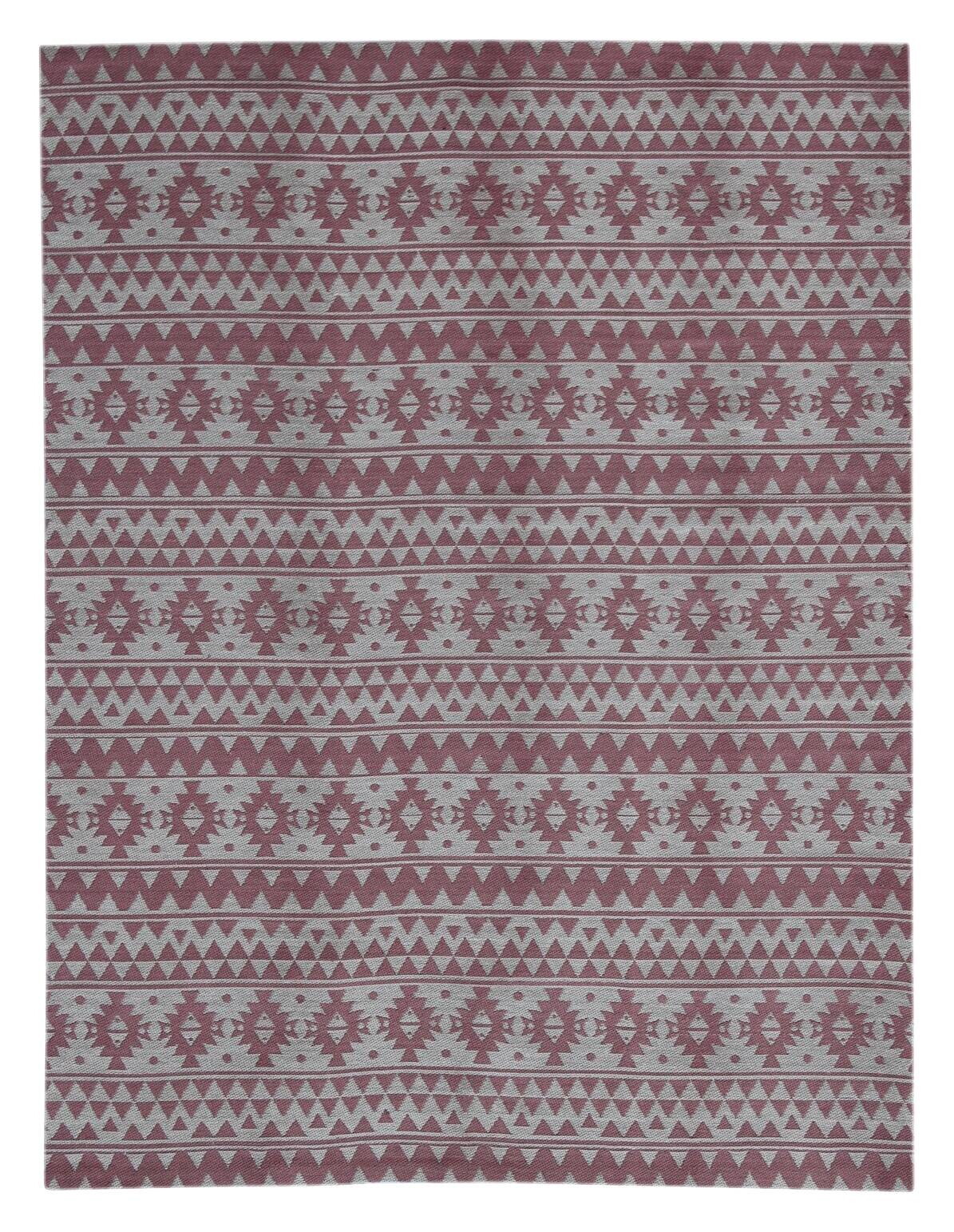 Kayoom Flachgewebeteppich Sunny 210 pink B/L: ca. 120x170 cm