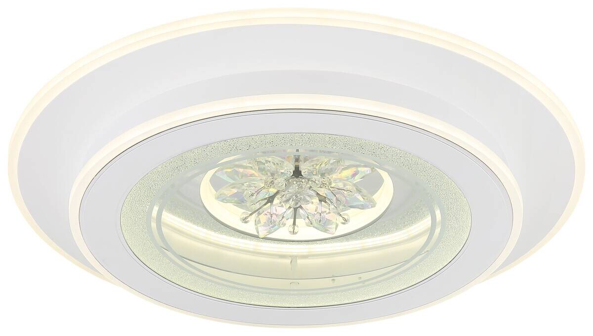 GLOBO LED-Deckenleuchte Suzie weiß Kunststoff H/D: ca. 6,5x46 cm