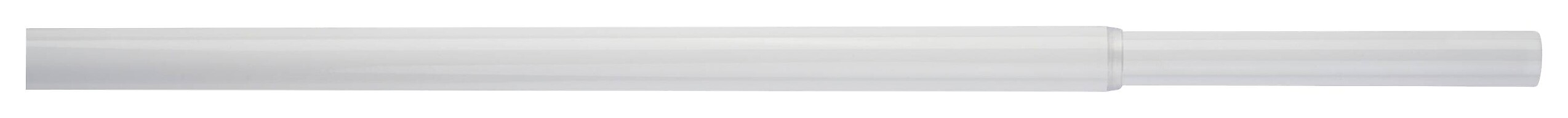 ondeco Stilgarnitur Rohr weiß Metall ausziehbar von ca. 120 bis 210 cm 1 Läufe