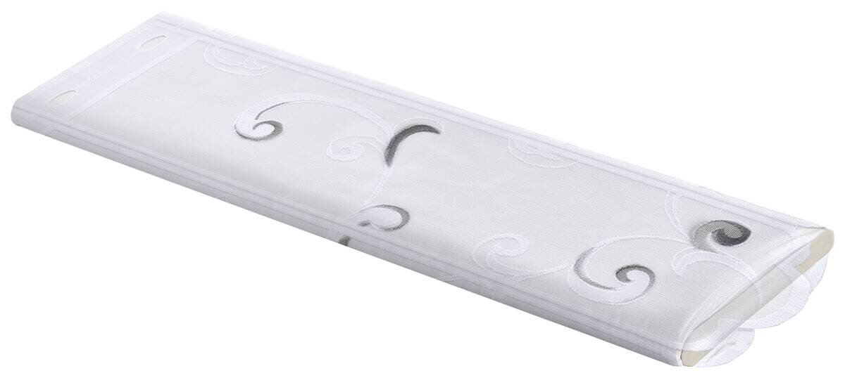 Scheibengardinen-Meterware schwarz H: ca. 60 cm