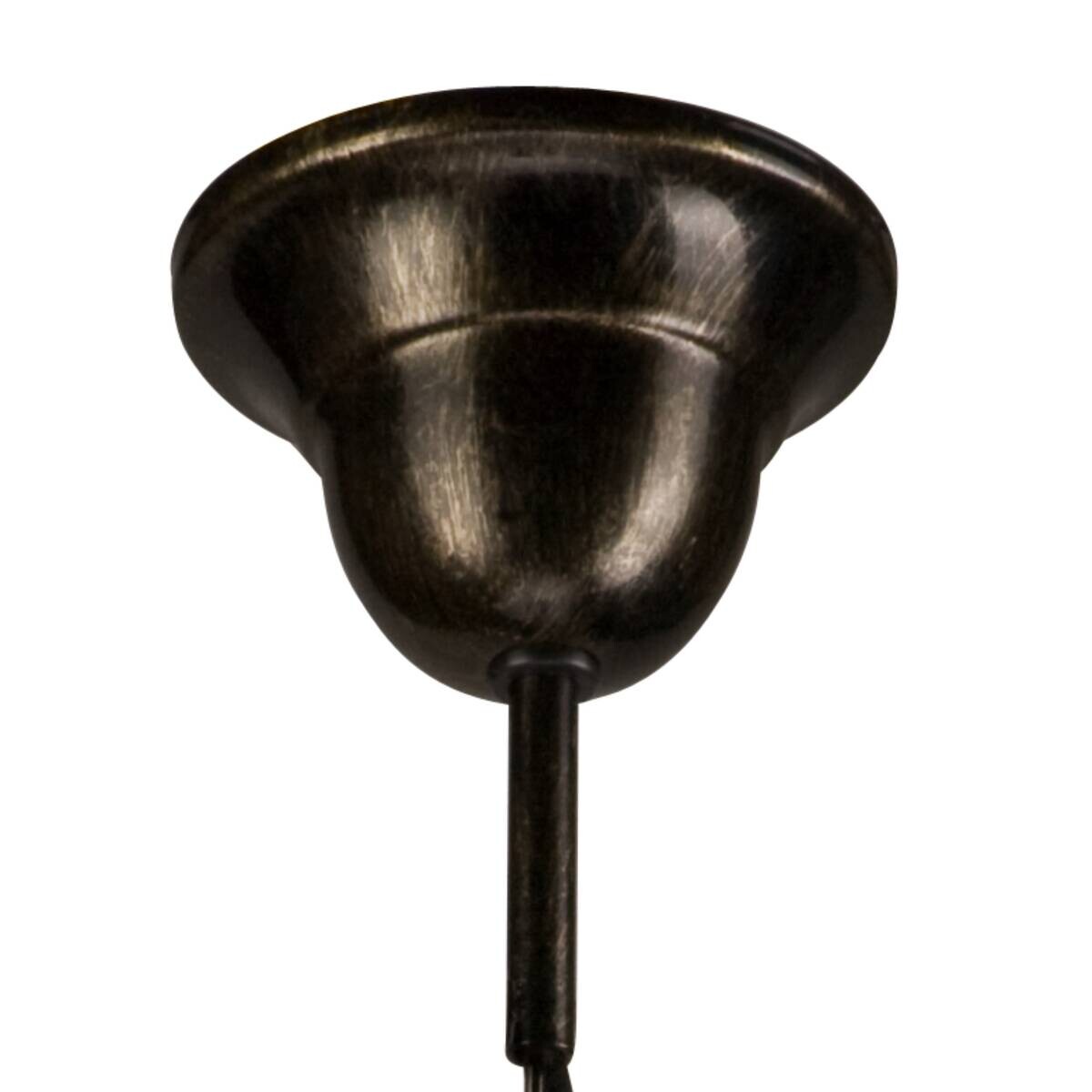 Lamkur Pendelleuchte Donato schwarz Stahl H/L: ca. 72x57 cm E27 5 Brennstellen