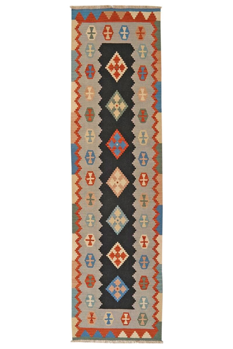 PersaTepp Teppich Kelim Gashgai bunt B/H/L: ca. 85x1x306 cm