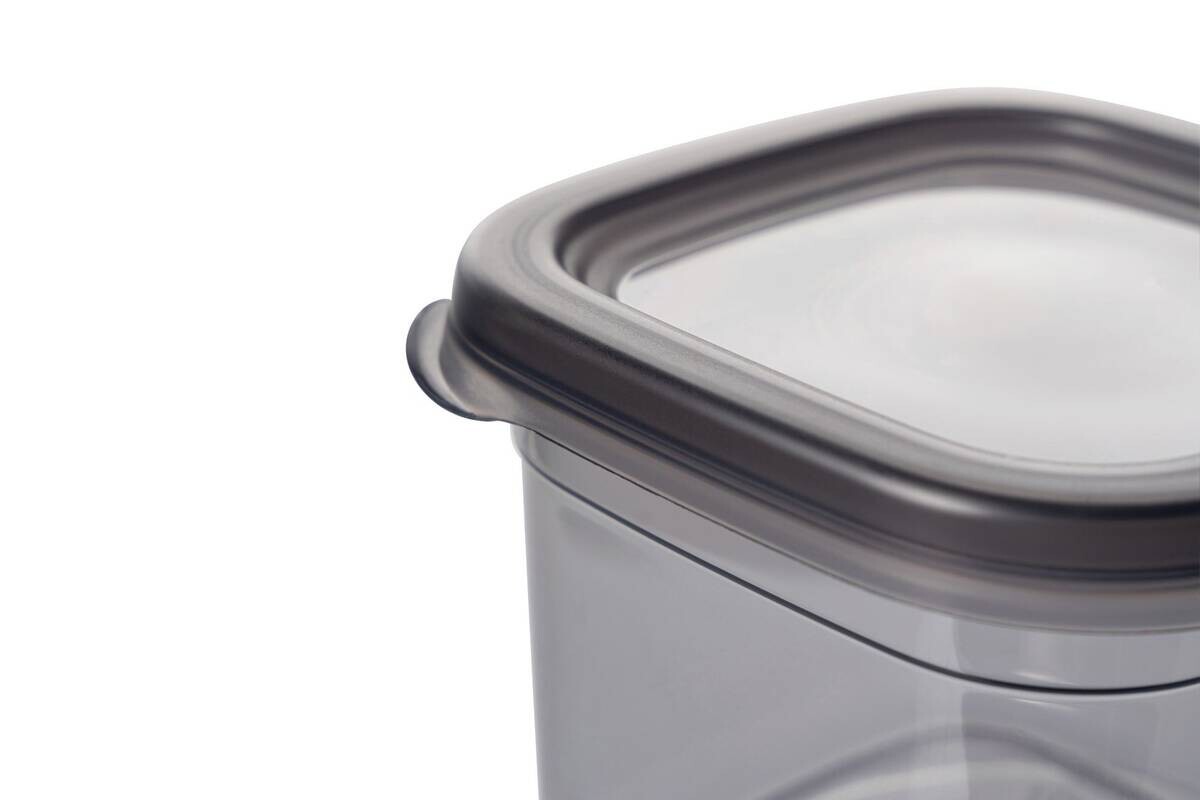 HermiaConcept Vorratsdosenset 12-tlg. anthrazit B/H/T/L/D: ca. 10x9,5x10x10x10 cm