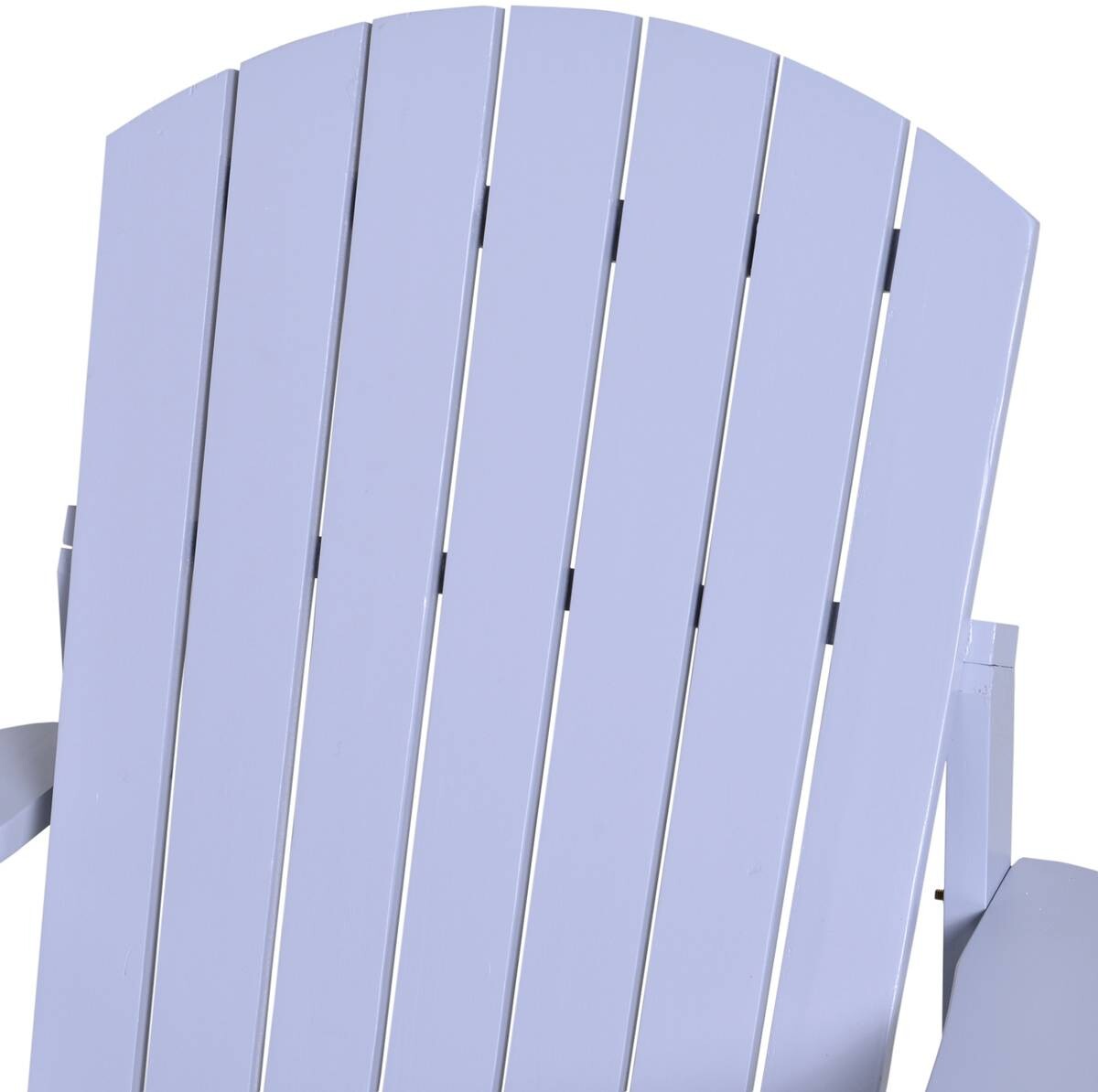 Outsunny Gartensessel grau Holz B/H/T: ca. 97x93x72 cm