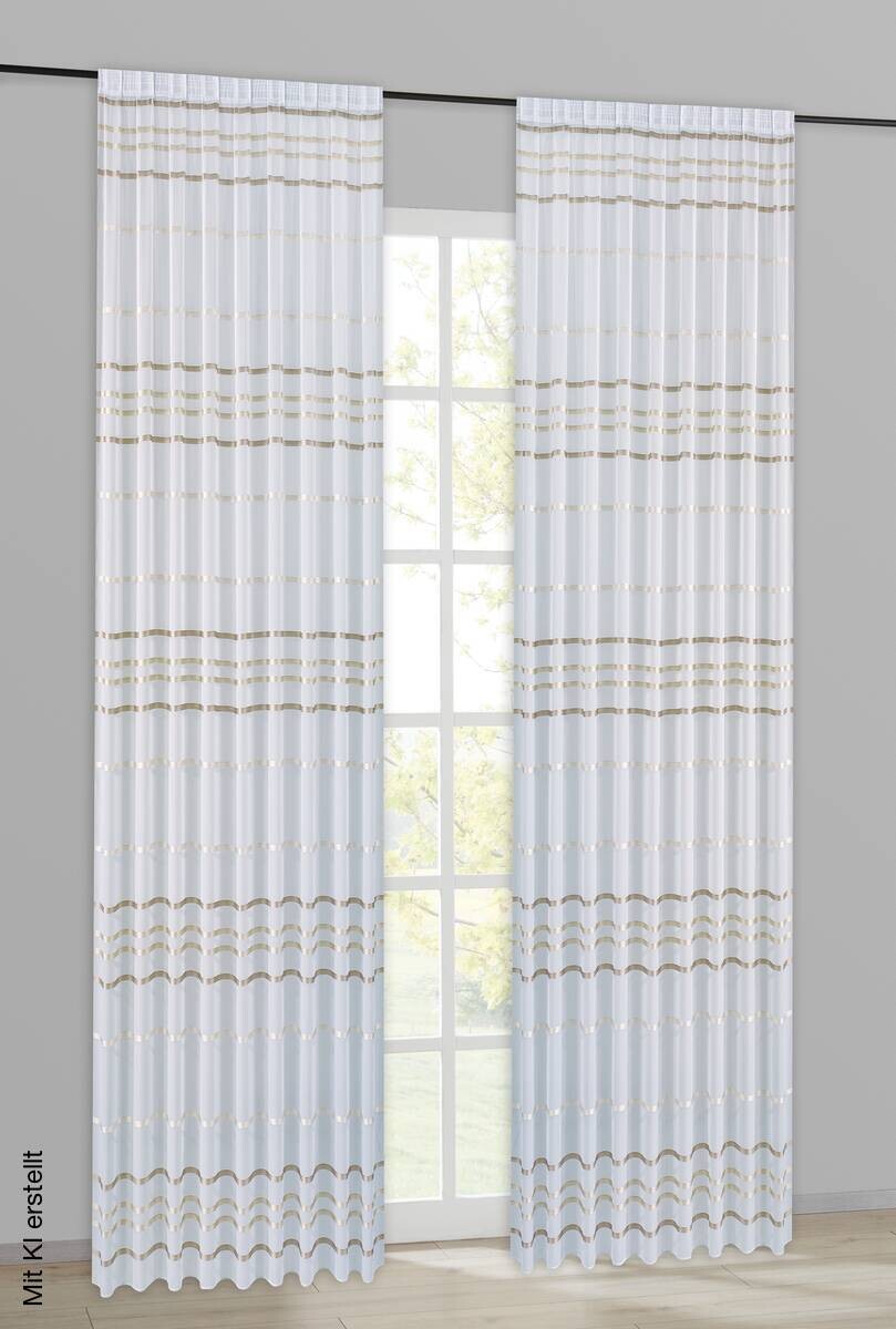 POCOline Fertigstore Bella champagner B/L: ca. 300x245 cm