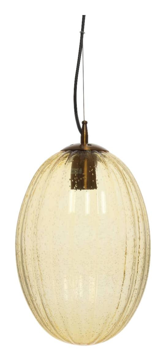 Kayoom Pendelleuchte Virgina 125 amber Glas B/H/L: ca. 33x36x23 cm E27 1 Brennstellen