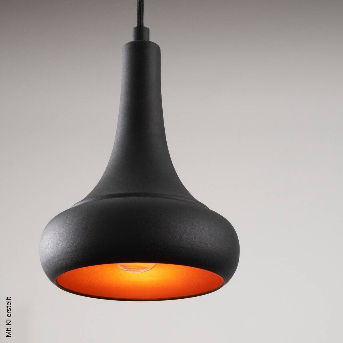 Opviq Pendelleuchte schwarz Metall B/H/T/L/D: ca. 16x117x16x16x16 cm E27 1 Brennstellen