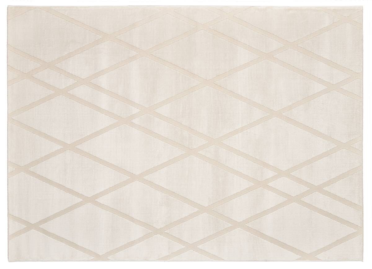 Webteppich Lucy creme B/L: ca. 120x160 cm