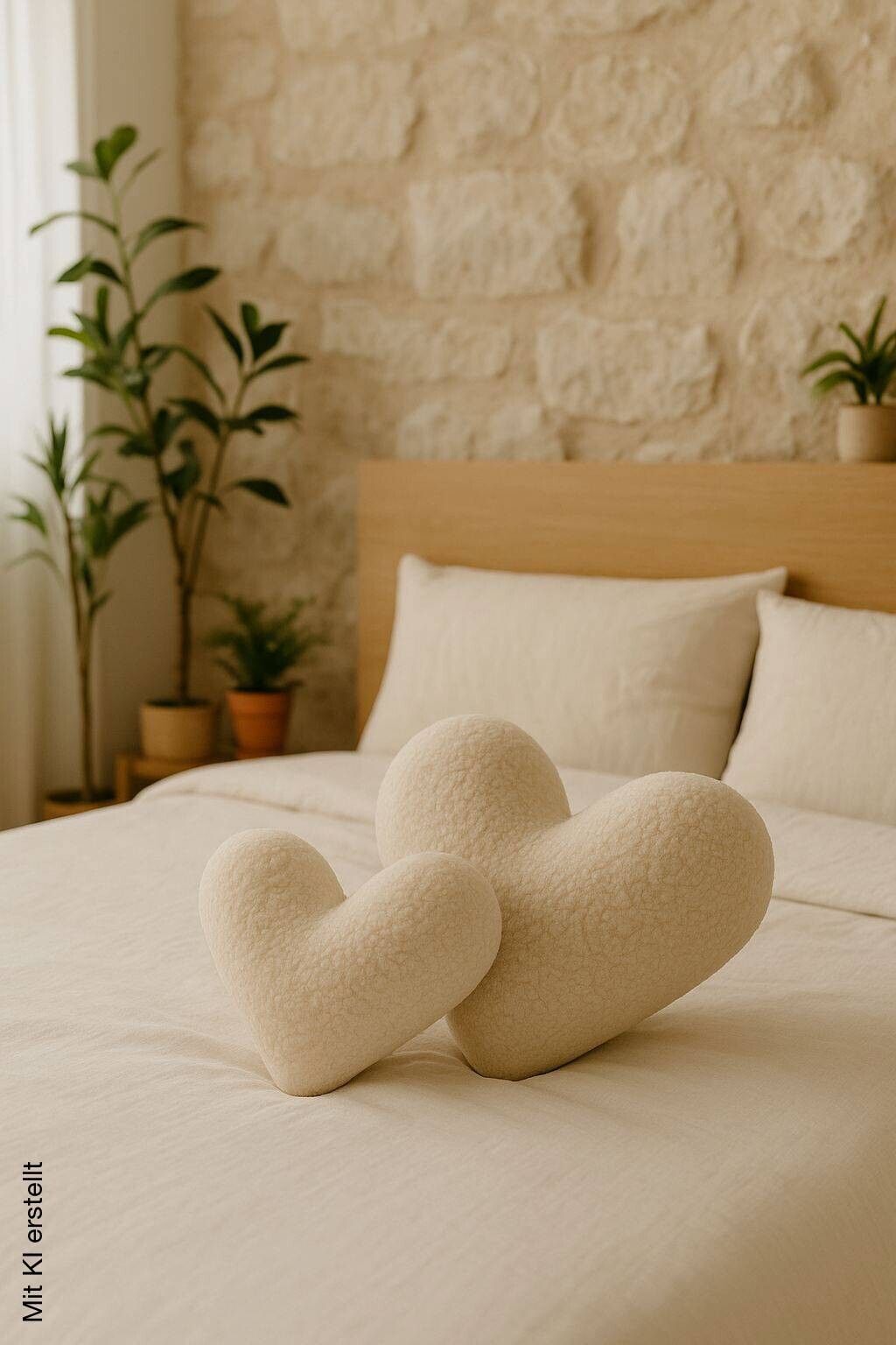 Dekokissen hellbeige Polyester B/L/S: ca. 38x33x9 cm